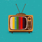 Ilustração de TV