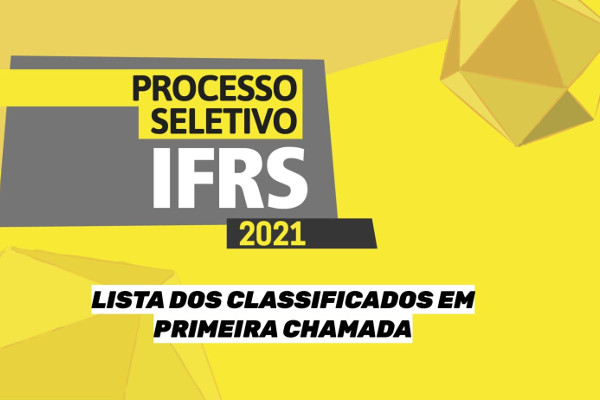 Crédito da arte: divulgação IFRS