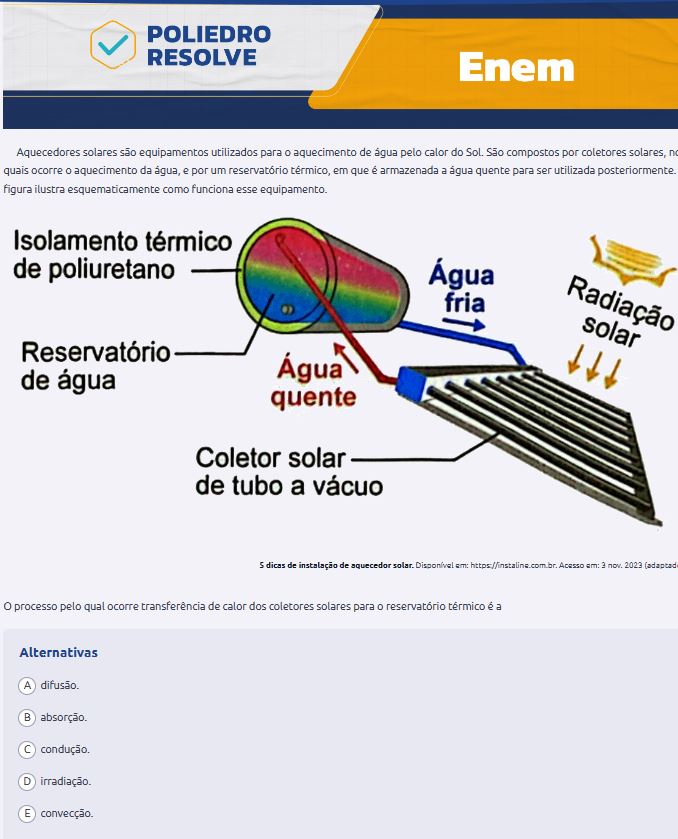 Questão 126 prova amarela Enem 2024