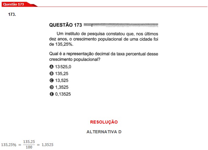 Questão 173 prova cinza Enem 2024