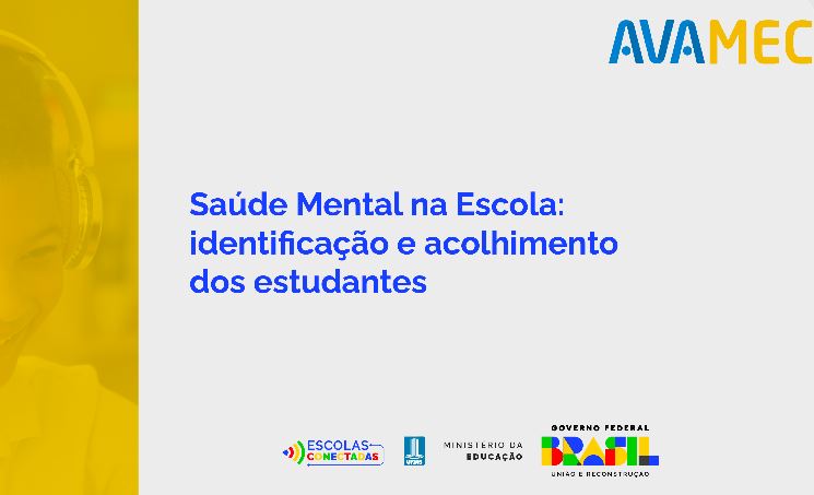 Imagem do curso de saúde mental na escola do MEC