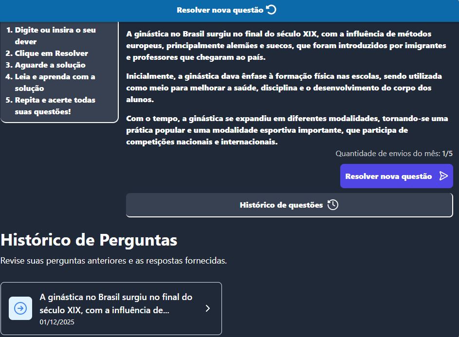 Assistente de dever de casa do Brasil Escola