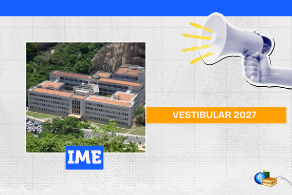 Foto aérea do campus do IME