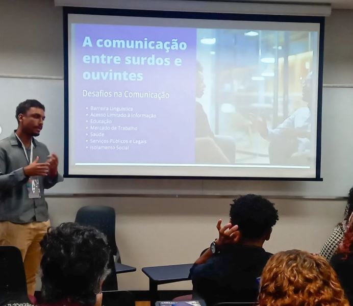 Gabriel em apresenta&ccedil;&atilde;o